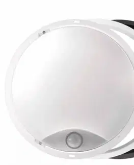 Svietidlá EMOS LED svietidlo prisadené kruhové so senzorom, 14W, neutrálna biela, priemer 21,5cm, čierna/biela ZM3231