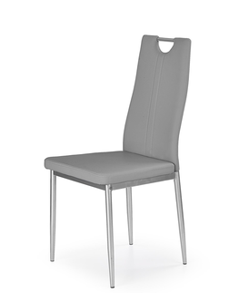 Jedálenské stoličky HALMAR K202 jedálenská stolička sivá