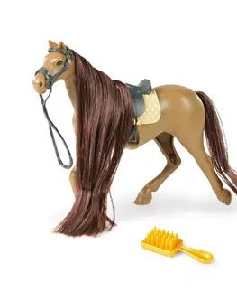 Hračky - figprky zvierat RAPPA - Kôň česací hnedý s hrebeňom