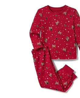 Sleepwear & Loungewear Detské džersejové pyžamo, červené