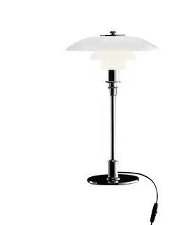 Lampy na nočný stolík Louis Poulsen Louis Poulsen PH 3/2 stolná lampa, chróm s leskom