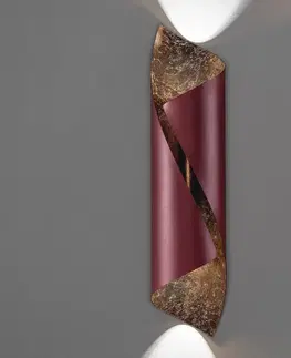 Nástenné svietidlá Knikerboker Nástenné svietidlo Knikerboker Hué 54 cm červená/bronzová