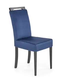 Jedálenské stoličky a kreslá Jedálenská stolička CLARION 2 Halmar Modrá
