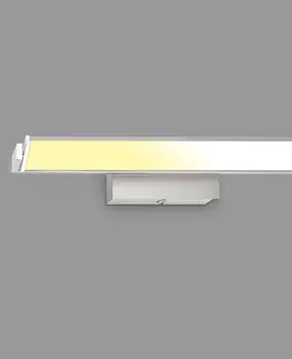 Nástenné svietidlá Briloner LED nástenné svietidlo Udonga, otočné, CCT, stmievanie, nikel