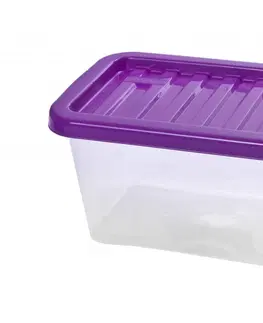 Úložné boxy HEIDRUN - Box OUASAR s poklopom, 7 l rôzne farby