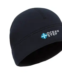 čiapky Neoprénová čiapka 3 mm na vodnú gymnastiku čierna