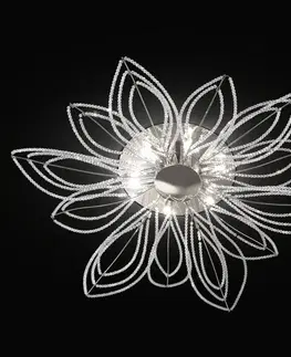 Stropné svietidlá Patrizia Volpato Stropné svietidlo Girasole v tvare kvetu 70 cm