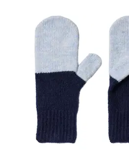 Gloves & Mittens Pletené palčiaky, tmavomodré