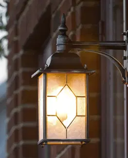 Vonkajšie nástenné svietidlá Konstsmide Vonkajšie svietidlo Milano, tvar lucerny, závesné