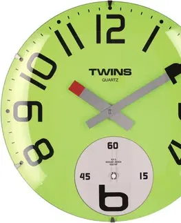 Hodiny Twins hodiny 363 zelené 35cm
