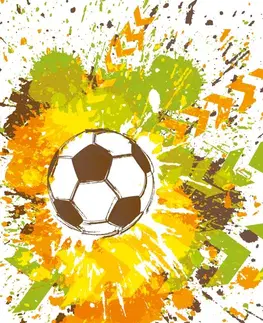 Detské tapety Tapeta futbalová lopta pre tínedžera