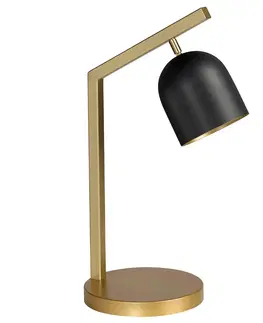Stolové lampy Marchetti Stolná LED lampa Dome rám zalomený čierna