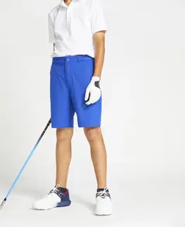 golf Detské golfové šortky MW500 modré