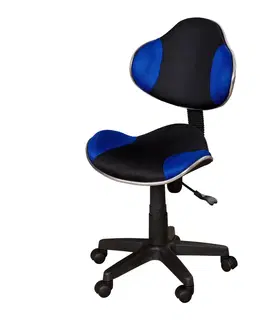 Kancelárske kreslá a stoličky Stolička NOVA modrá K15