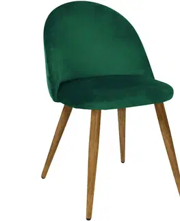 Čalúnené stoličky Stolička Banff 80107cm-V15 Dark Green