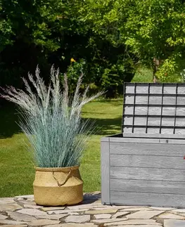 Záhradné úložné boxy Záhradný úložný box D8981 sivá Dekorhome