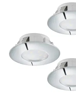 LED osvetlenie Eglo Eglo 95822 - SADA 3x LED podhľadové svietidlo PINEDA 1xLED/6W/230V 