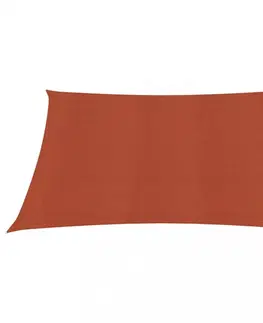 Stínící textilie Tieniaca plachta obdĺžniková HDPE 2,5 x 3 m Dekorhome Červená