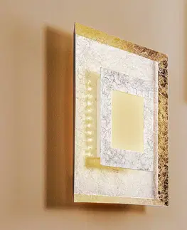 Nástenné svietidlá Eco-Light Nástenné LED svietidlo Window, 39x39 cm, striebro