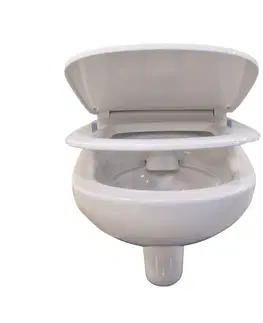 Záchody Rapid SL pre závesné WC 38528SET s chrómovou doskou + WC bez oplachového kruhu Edge + SEDADLO 38772001 EG1