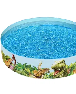 Detské bazény Kruhý detský bazén Dinosaur 1,83x0,38 m 55022