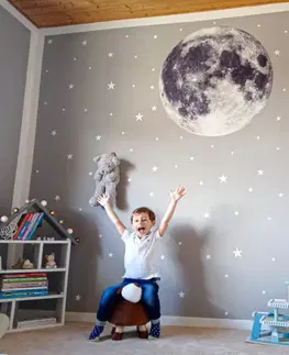 Nálepky na stenu Nálepky na stenu - Mesiac s hviezdami