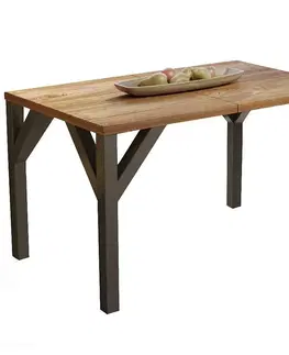 Jedálenské stoly Stôl Baltika 185 dub stirling