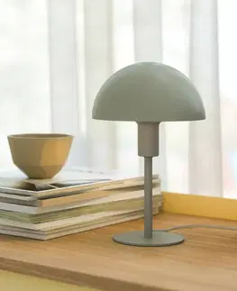 Lampy na nočný stolík Nordlux Stolová lampa Ellen Mini z kovu, zaprášená zelená