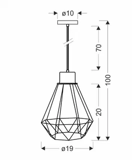 LED osvetlenie Závesná lampa PRIMO Candellux 1