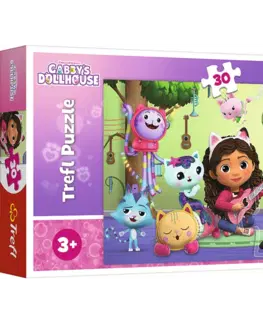Hračky puzzle TREFL - puzzle 30 dielikov - Gabby a jej krásny domček pre bábiky / Gabby´s Dollhouse