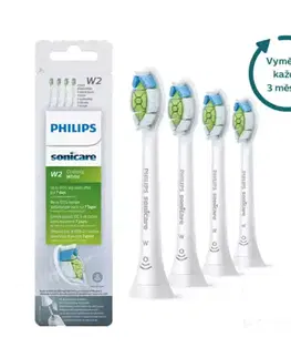 Elektrické zubné kefky Philips Sonicare Optimal White štandardná náhradná hlavica HX6064/10, 4 ks