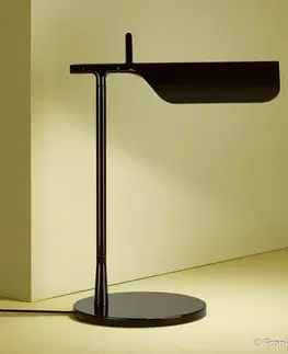 Stolové lampy na písací stôl FLOS FLOS Tab stolová LED lampa, čierna
