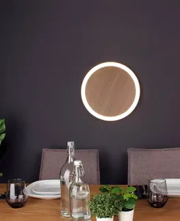 Nástenné svietidlá Eco-Light Morton 3-stupňové nástenné svietidlo LED s efektom dreva 40 cm