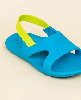 obuv Detské sandále Slap 100 modro-zelené