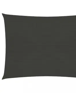 Stínící textilie Tieniaca plachta obdĺžniková HDPE 2,5 x 2 m Dekorhome Čierna