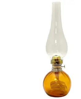 Lampy Floriánova huť Petrolejová lampa BASIC 38 cm amber 