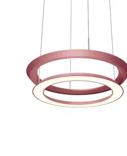 Závesné svietidlá Oligo OLIGO Yano závesné LED up/down, CCT, ružové zlato