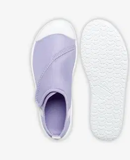 šnorchl Detská obuv do vody Aquashoes 120 so suchým zipsom fialová