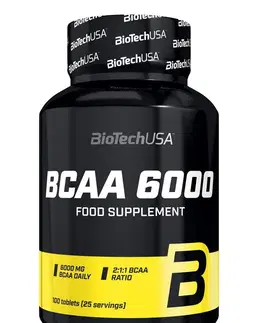 BCAA BCAA 6000 - Biotech USA 100 tbl.