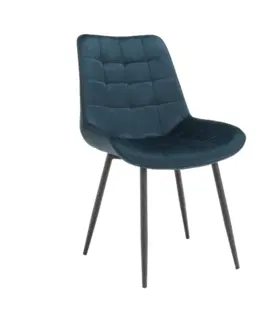 Stoličky Stolička, modrá/čierna, SARIN