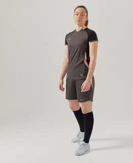 futbal Dámske futbalové šortky čierne
