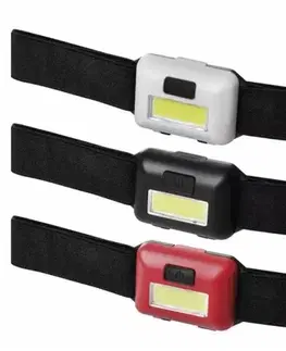 Čelovky EMOS COB LED čelovka P3538, 110 lm, 3× AAA, mix farieb
