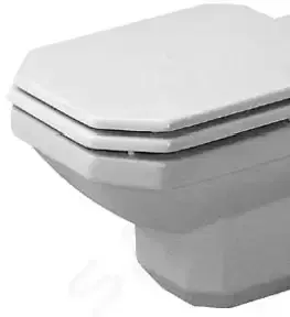 Záchody DURAVIT - 1930 Závesné WC, WonderGliss, biela 01820900001