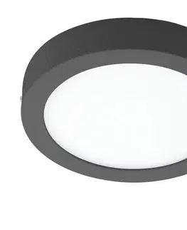 Svietidlá Eglo Eglo 33577 - LED Stmievateľné svietidlo ARGOLIS-C LED/16,5W/230V IP44 antracit 