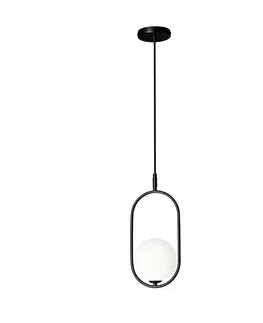 Kúpeľňa Závesná lampa CORDEL 1xG9 Candellux Čierna