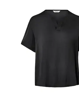 Shirts & Tops Saténová tuniková blúzka, čierna