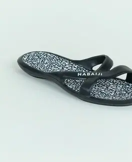 obuv Dámske sandále Slap 500 Lea čierno-biele
