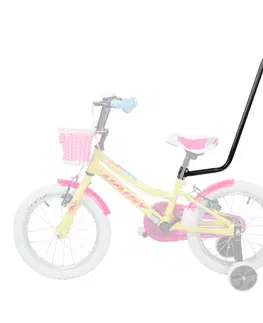 Doplnky na bicykel Vodiaca tlačná tyč na detský bicykel inSPORTline Pushino Green