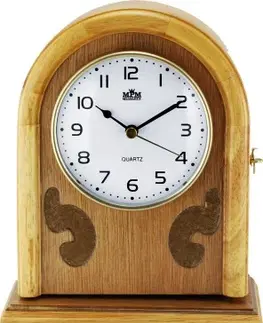 STOLOVÉ HODINY Stolové hodiny MPM, 2696.53 - svetlé drevo, 21cm