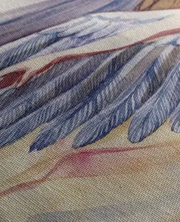 Obrazy anjelov Obraz slobodný anjel s fialovými krídlami